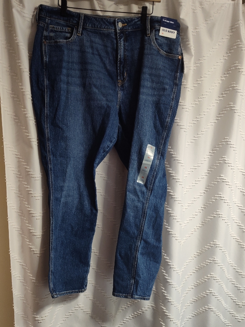 Old Navy Blue Denim Vintage Slim High-Rise Jeans